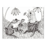Froggy Went A-Courtin' Post Card