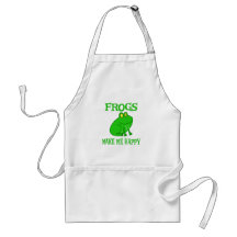 Frogs Make Me Happy Aprons