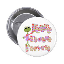 Frogs Reuse Reduce Recycle T-shirts and Gifts Pinback Button