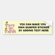 Frogs Save Our Earth T-shirts and Gifts Bumper Sticker