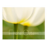 Frohe Ostern Elegant Tulips postcards