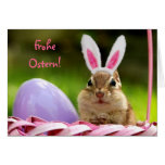 Frohe Ostern Little Chipmunk Card cards