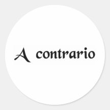 From a contrary position round stickers