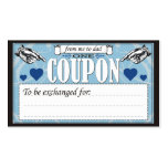 From Me To Dad - One Coupon Business Card
