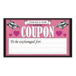 From Me to Mum - One Coupon Business Cards