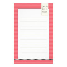 From the desk of... stationery