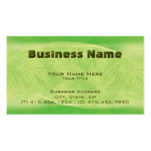 fronds in flight ~ bc business cards
