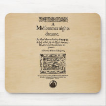 Front Piece to the A Midsummer Nights Dream Quarto Mousepad