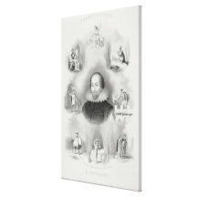 Frontispiece for the 'Histories', from 'The Comple Gallery Wrapped Canvas