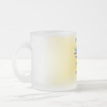 Frosted Glass - Feeling Fried? - small Coffee Mugs