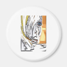 Frozen in Time Fridge Magnet