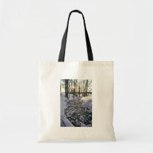 Frozen Path Canvas Bags