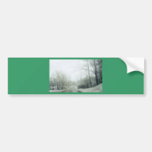 Frozen roads bumper sticker
