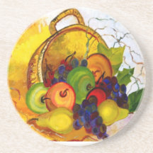 Fruit Baslet Drink Coaster