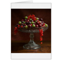 Fruit bowl greeting card