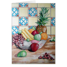 Fruit Bowl Greeting Cards