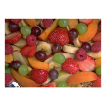 Fruit salad, close-up invite