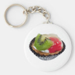 Fruit tart key chain
