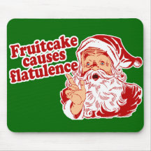 Fruitcake Causes Flatulence Mouse Mats