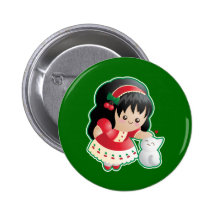 Fruits of the Spirit: Kindness Pinback Buttons