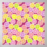 Fruity Lollipop Poster