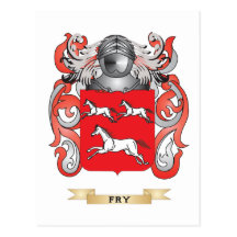 Fry Coat of Arms Post Card