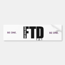 FTD Bumper Sticker