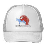Fuck Democrats Faded.png Trucker Hat