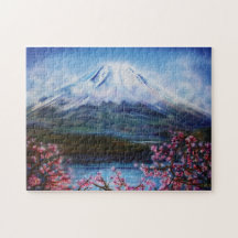 Fuji-San Puzzle by Lisa Iris