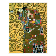 Fulfilment (The Embrace), Klimt, Save the Date Post Cards