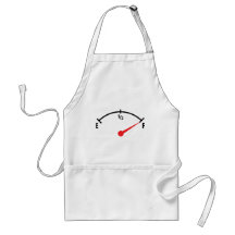 full fuel tank indicator gauge aprons