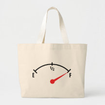 full fuel tank indicator gauge canvas bags