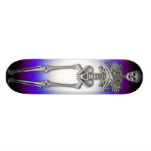 Full Length Skeleton: Custom Skateboard