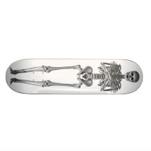 Full Length Skeleton: Custom Skateboard