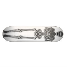 Full Length Skeleton: Custom Skateboard