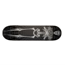 Full Length Skeleton: Custom Skateboard