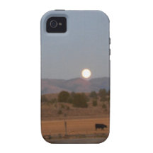 Full Moon at Twilight iPhone 4 Cover