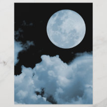 FULL MOON CLOUDS BLUE FULL COLOR FLYER