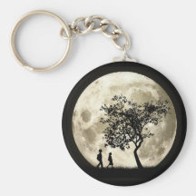 Full Moon Keychain