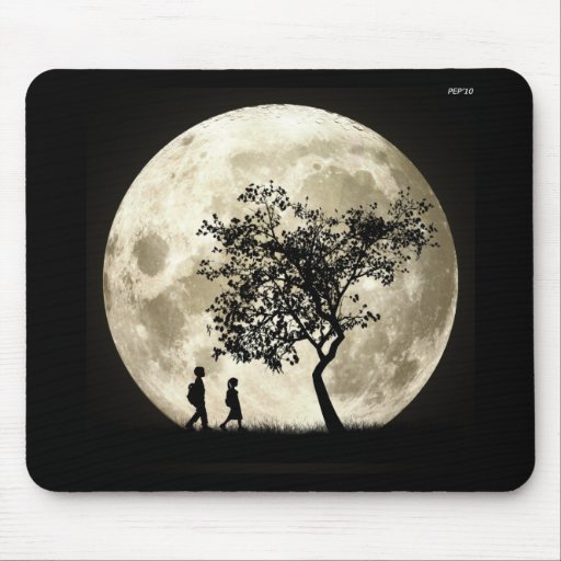 Full Moon Mouse Pads