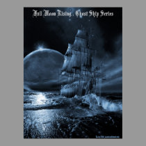 Full moon rising poster print posters