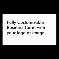 Fully Customisable Business Card, Template business cards