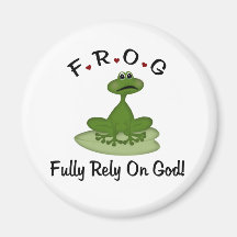 Fully Rely on God Fridge Magnets