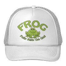 Fully Rely On God Trucker Hats