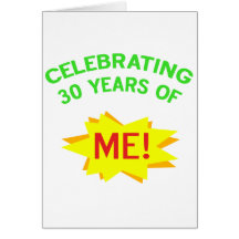 Fun 30th Birthday Gift Idea Greeting Cards