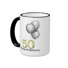 Fun 50 Happy Birthday  Big Boy Gift Mug