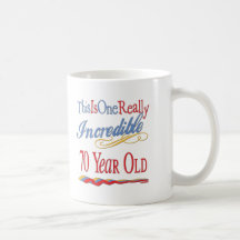 Fun 70th Birthday Gifts Mugs