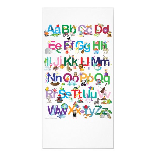 Fun Alphabet Photo Card