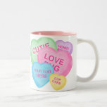 Fun Candy Hearts Mug