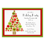 Fun Christmas Tree Christmas Party Invitation